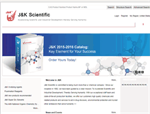 Tablet Screenshot of jkchemical.com